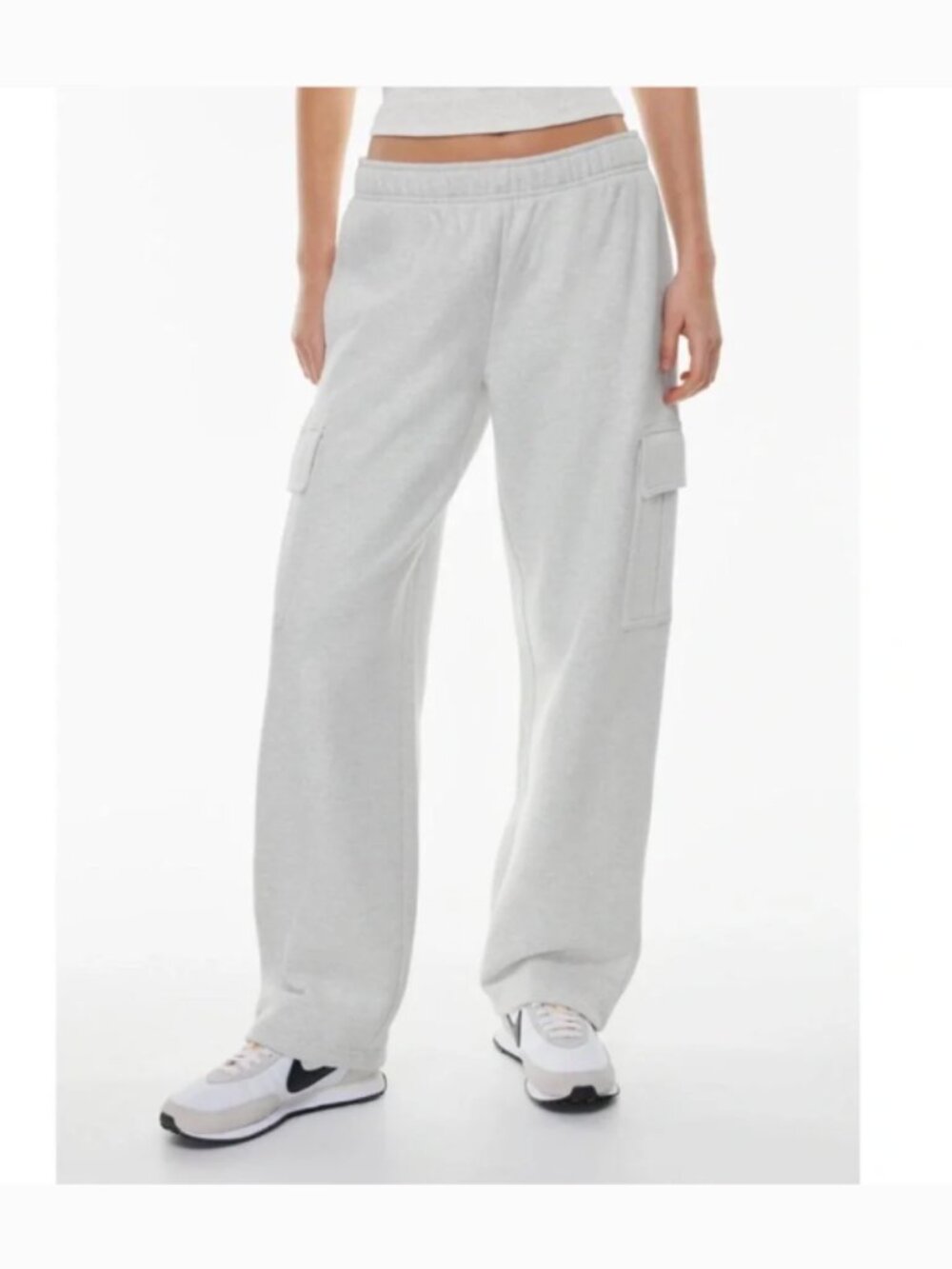 Aritzia TNA Sweatfleece Cozy Fleece Mega Cargo Sweatpant  Small
